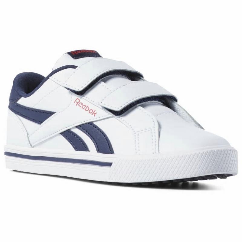 Reebok Royal Comp 2l Alt Tenisky Chlapcenske - Biele/Námornícka Modrá/Červené LX3176DO